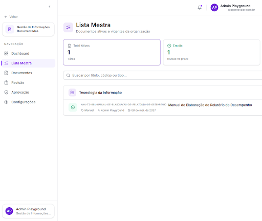 Gestão de Documentos